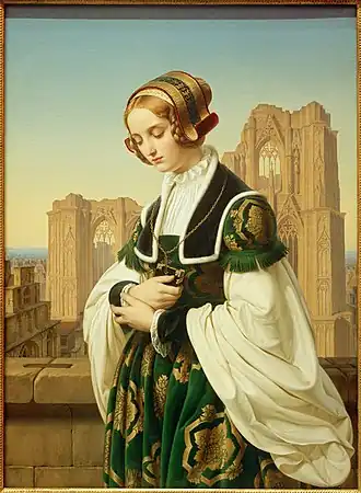 Die Kirchgängerin von Louis Ammy Blanc, 1837 (Replik nach dem Original von 1834)