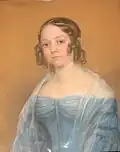 Clara Richter, ihre Nichte, Pastell