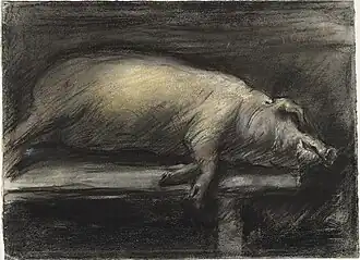 Geschlachtetes Schwein (Lovis Corinth)