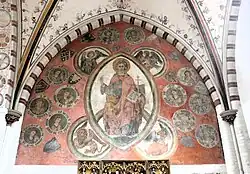 Majestas Domini und Stifter-Medaillons