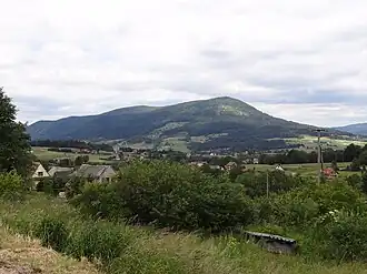 Blick auf den Lubogoszcz von Südwesten