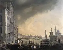 Die Votivbrücke beim Fest der Madonna della Salute (ca. 1720, Hartford (Connecticut), Wadsworth Atheneum)