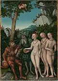 Lucas Cranach d.&nbsp;Ä.: Das Urteil des Paris, 1530