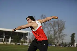 Lucas Nervi bei den Panamerikanischen Spielen 2023 in Santiago de Chile