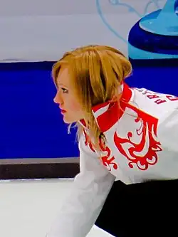 Ljudmila Priwiwkowa bei den Olympischen Winterspielen 2010 in Vancouver