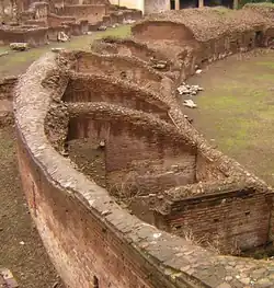 Ruinen der Zuschauerränge