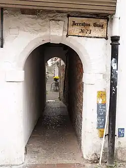 Engelsgruben-eingang zum Zerrahns Gang