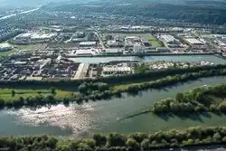 Luftaufnahme Hafen Trier