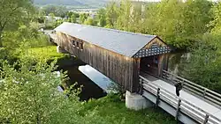 Kunitzer Hausbrücke über die Saale bei Jena, Thüringen