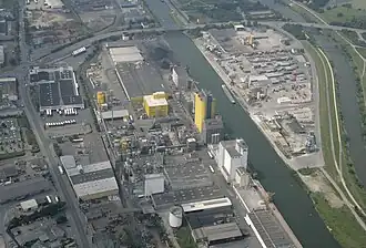 Luftbild vom Stadthafen Hamm