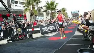 Luke Bell im Ironman Melbourne, 2012