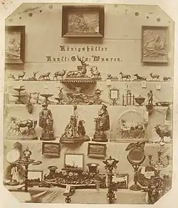 „Königshütter Kunst-Glas-Waaren“ auf der 6. Gewerbeausstellung in Hannover