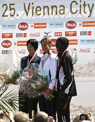 Luminița Talpoș (Mitte) – Rennen nicht&nbsp;beendet