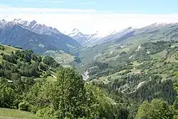 Blick ins Lugnez von Pitasch aus