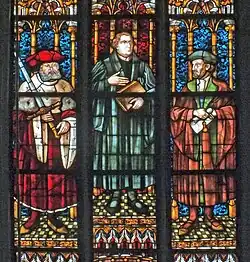 Friedrich der Weise, Martin Luther und Philipp Melanchthon