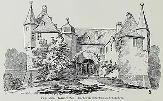 Biebersteinisches Schloss in Hahnstätten (Nassau)