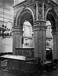 Stützbima in der Großen Synagoge von Luzk (1912)