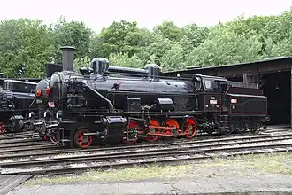 434.2218 im Eisenbahnmuseum Lužná u Rakovníka