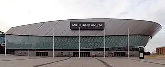 Die Arena im Februar 2019