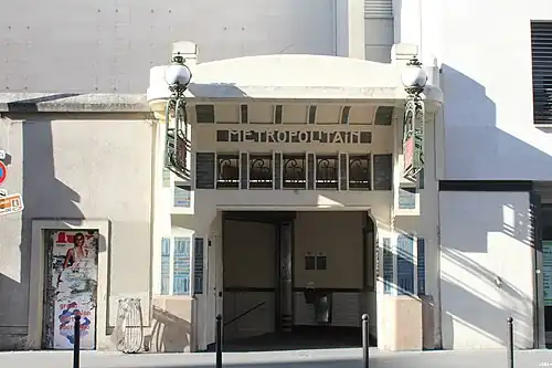 Im Art déco gestalteter Eingang der Métrostation Vaneau