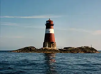Møkkalasset Leuchtturm in Tvedestrand