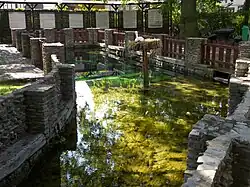 Der Spring, wichtigster Zufluss des Weidbaches