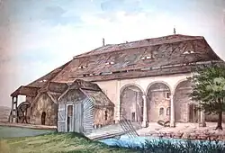 Die Mühle Lößnig vor 1852