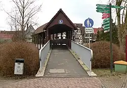 Aufgang zur Brücke auf der Westseite