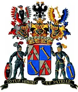 Wappen Graf Münch von Bellinghausen (1832)