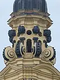Volutenschmuck an den Türmen der Theatinerkirche München (1692)