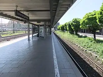 Bahnsteige vor dem Umbau