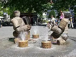Brunnen am Rotkreuzplatz in Neuhausen
