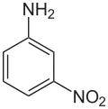 Struktur von m-Nitroanilin
