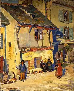 M. Elizabeth Price, The Wine Shop, Quimperle, Brittany (um 1921)