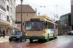 Seitliche Lauf­stege beim Typ MAN SG&nbsp;200&nbsp;HO