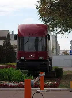 Der erhaltene MAZ-2000 Perestroika in Minsk