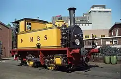 Dampflok 6 vor dem Lokschuppen Haaksbergen