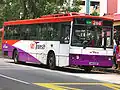 Mercedes-Benz O&nbsp;405 mit Duple-Metsac-Aufbau für Linksverkehr in Singapur