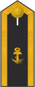 Schulterklappe Dienstanzug Marineuniformträger 10er Verwendungsreihen