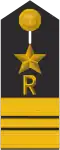Kapitänleutnant der Reserve (Schulterklappe Marineuniformträger)