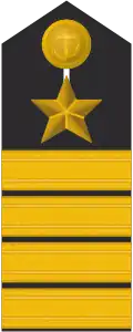 Schulterklappe eines Kapitäns zur See (Truppendienst)