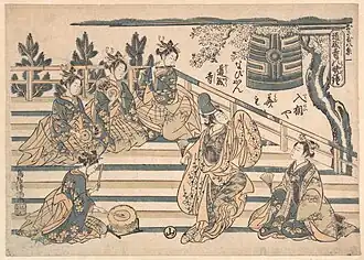 Tanz an einem Tempel