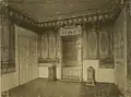 Innenansicht des Musikzimmers 1908