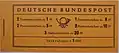 Bund Postschalter-MH von 1958 (MH 4) mit Dauerserie Heuss