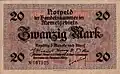 20 Mark Vorderseite