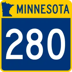 Straßenschild der Minnesota State Route 280