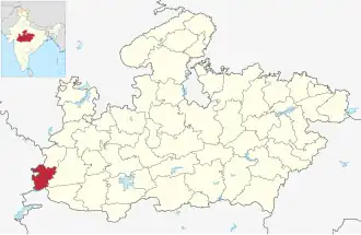 Lagekarte des Distrikts