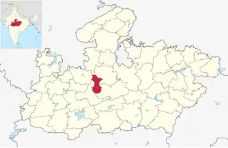 Lagekarte des Distrikts