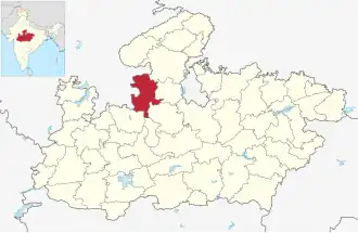 Lagekarte des Distrikts