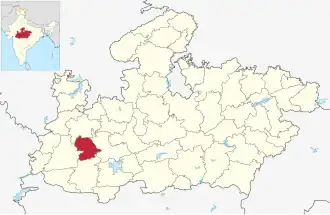 Lagekarte des Distrikts